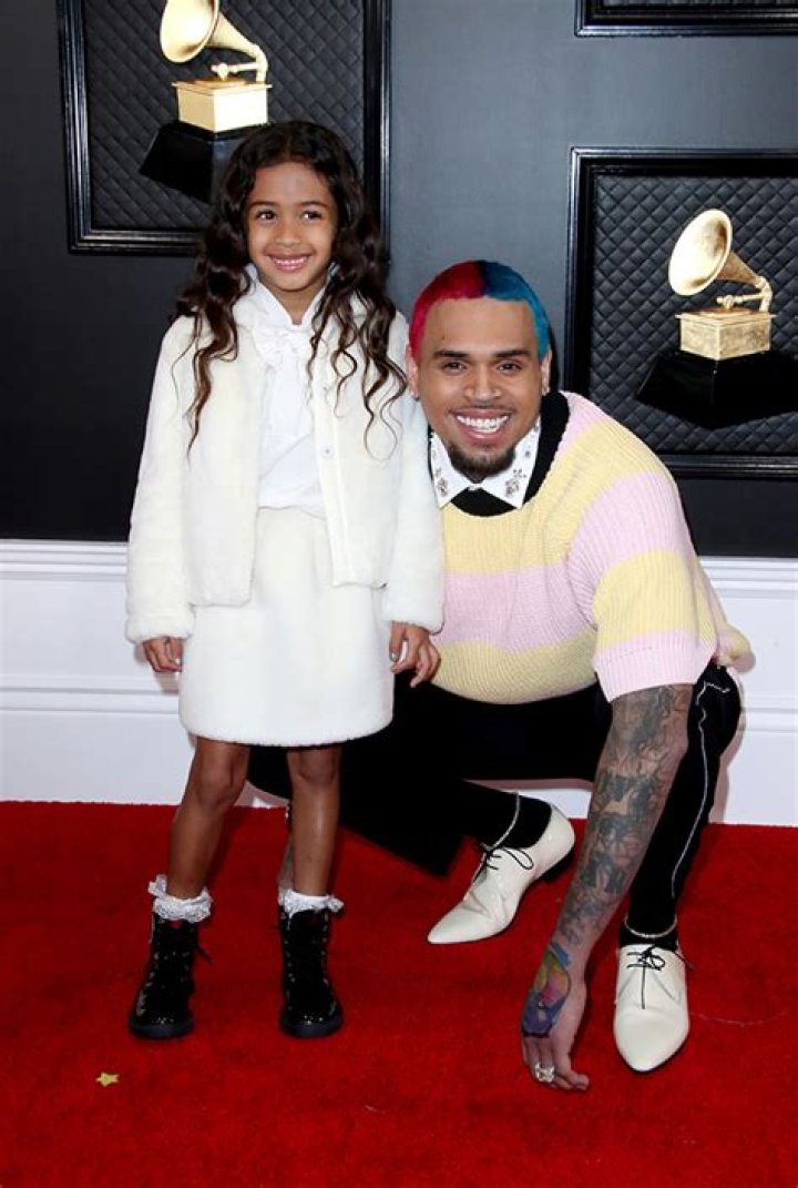Chris Brown & Nia Guzman Reunite For Daughter Royalty’s 8th Birthday – Hollywood Life