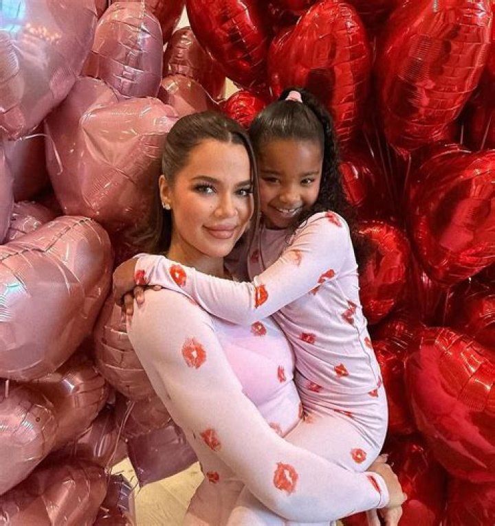 Khloe Kardashian & Daughter True, 5, Wear Beautiful Matching Floral Dresses