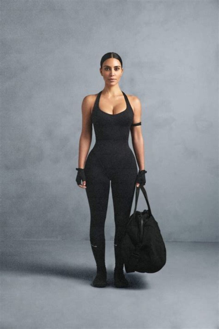 Kim Kardashian Models Sheer Black Catsuit From SKIMS: Video – Hollywood Life