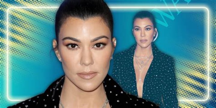 Kourtney Kardashian Embraces Life At 43 By Lounging At Home In A Multi-Colored Bikini