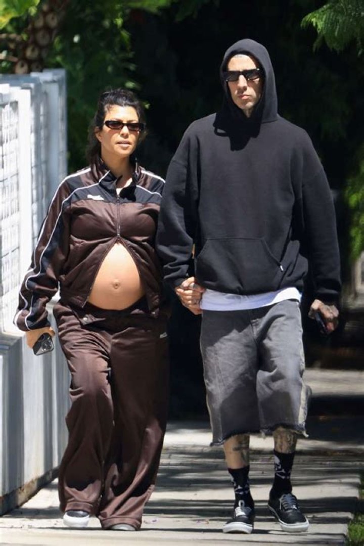 Kourtney Kardashian Gives New Glimpse Of Baby Bump In Tight Mini Dress: Photo