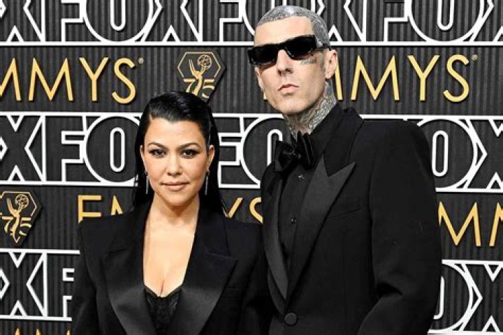 Kourtney Kardashian Holds Hands With Travis Barker & Penelope, 10, On L.A. Outing
