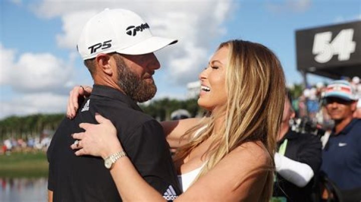 Paulina Gretzky Shares A Sweet Kiss With Fiancé Dustin Johnson After He Wins Masters Golf Tournament